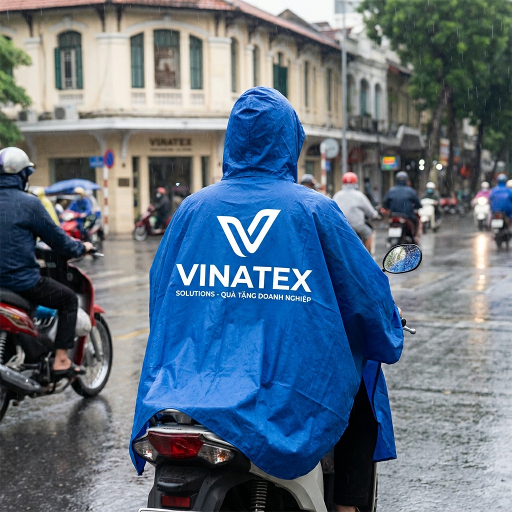 Áo mưa quảng cáo thương hiệu POSM