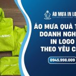 Áo mưa quà tặng doanh nghiệp in logo