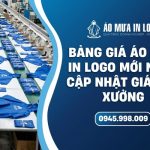 Bảng giá áo mưa quà tặng in logo