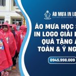Quà tặng áo mưa in logo cho học sinh
