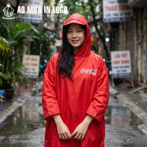 Áo mưa cài cạnh
