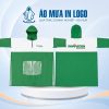 Áo Mưa Cài Cạnh Phối Màu Trắng Xanh Có Kính Che Đèn In Logo AM-CC16 - Ảnh đại diện
