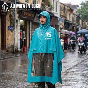 Chất liệu vải dù dẻo dai kết hợp kỹ thuật in lụa cao cấp giữ cho bề mặt áo luôn mới và hình ảnh sắc nét qua nhiều mùa mưa