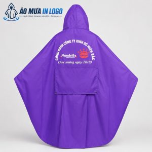 Áo mưa cánh dơi in logo