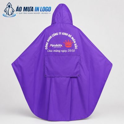 Áo mưa cánh dơi in logo