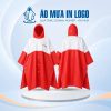 Áo Mưa Cánh Dơi Phối Màu Đỏ Trắng In Logo Thương Hiệu AM-CD12 - Ảnh đại diện