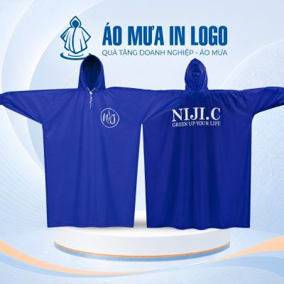 Áo Mưa Dáng Bít Màu Xanh In Logo Thương Hiệu Quà Tặng Nhân Viên AM-DB03 - Ảnh đại diện