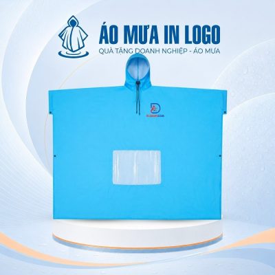 Áo Mưa Poncho Phối Ô Kính Trong Suốt In Logo Doanh Nghiệp AM-PC02 - Ảnh đại diện