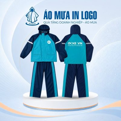 Bộ Áo Mưa Vải Dù Cao Cấp Phối Màu Phản Quang In Logo AM-TB05 - Ảnh đại diện