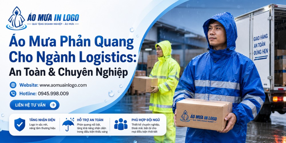 Cách chọn áo mưa phản quang cho ngành logistics