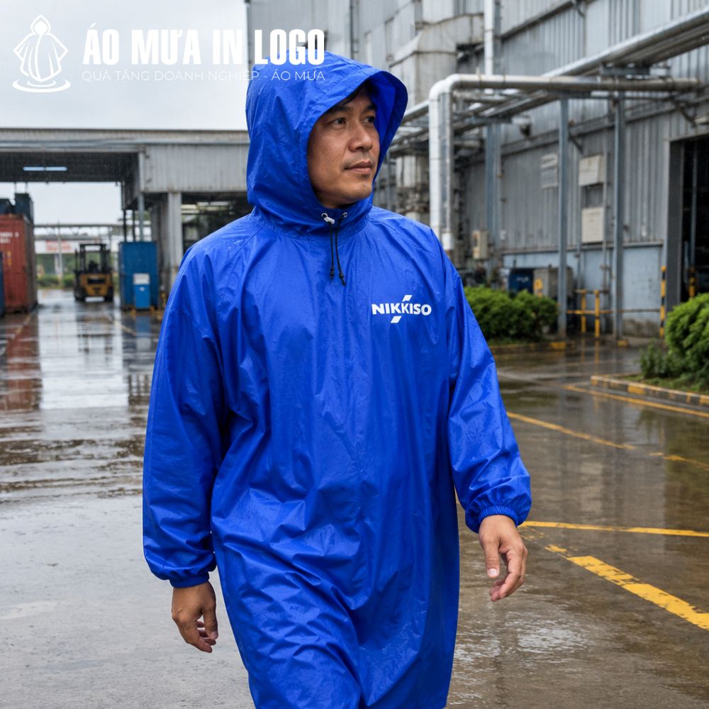 Áo mưa quà tặng in logo