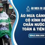 Áo mưa cánh dơi có kính đèn
