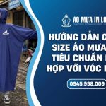 Hướng dẫn lựa chọn size áo mưa bít chuẩn với từng vóc dáng