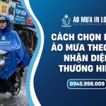 Cách chọn màu sắc áo mưa theo bộ nhận diện thương hiệu